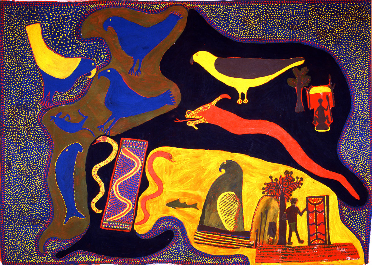 Recent Major Sale for the Boss of Colour – Ginger Riley Munduwalawala (C.1936-2002)