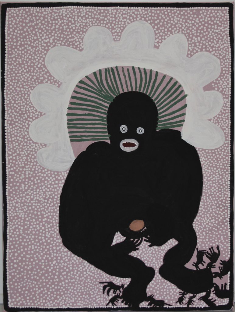 Jarinyanu David Downs, Baliyara attacked by his dogs and robbed of his sacred stones by Kurtal, 1994