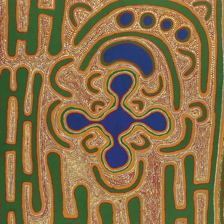 Of One Substance: Painting and Place – Works by Pijaji Peter Skipper — catalogue cover