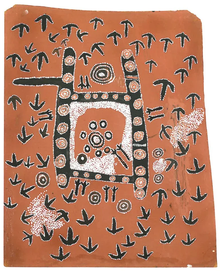 Charlie Wartuma Tjungurrayi, Emu Dreaming, 1972