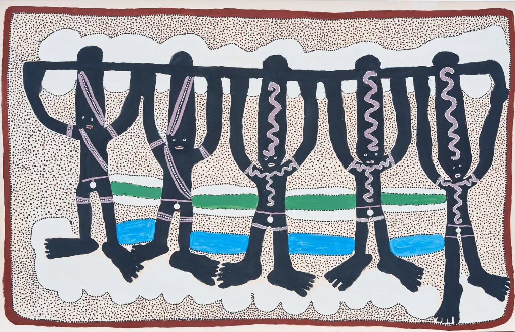 Jarinyanu David Downs, Untitled (Dancing Kurtal), 1988