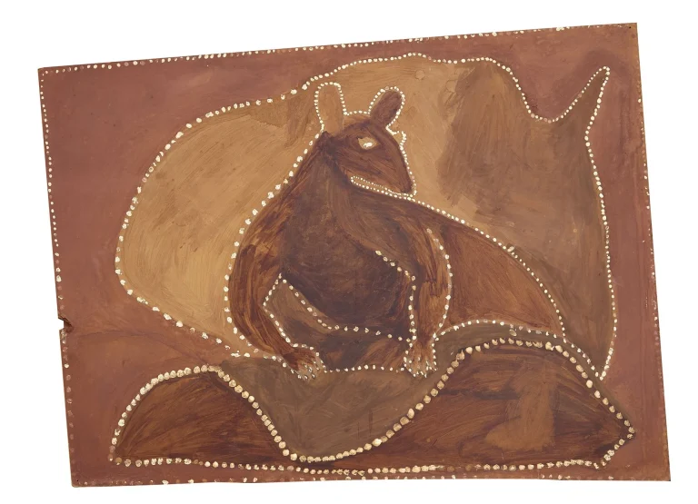 Rover Thomas (Joolama), Kangaroo (at Barawooban), 1983
